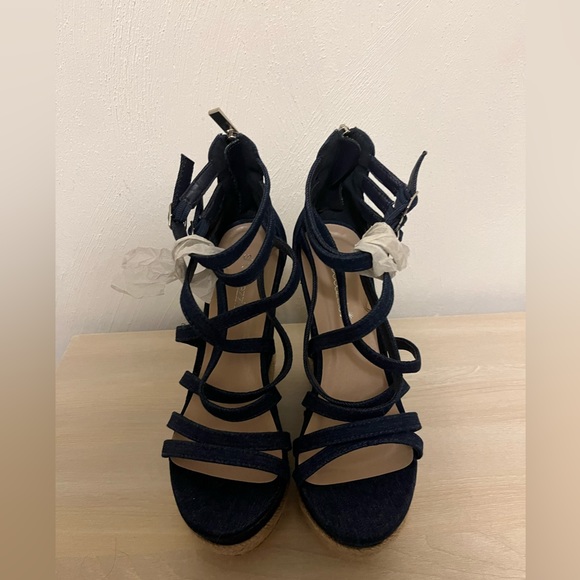 Denim sky high wedges - Picture 5 of 5
